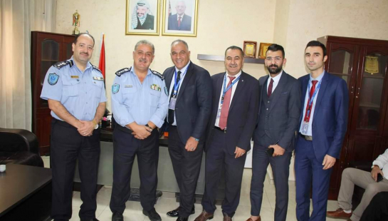 The Housing Bank and the Tulkarm Police discussing ways of joint cooperation
