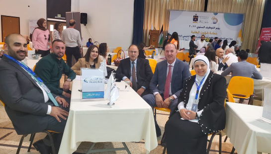 The Housing Bank participates in recruitment days activities in a group of Palestinian universities