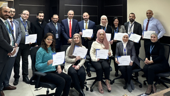 Housing Bank concludes a training program in Excel skills at its levels “Basic, Intermediate, Advanced” for a group of its employees