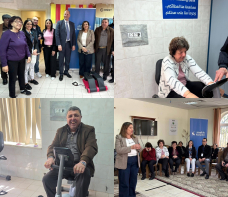 بنك الإسكان يتبرع بأدوات رياضية لنادي المسنين في بيت ساحور